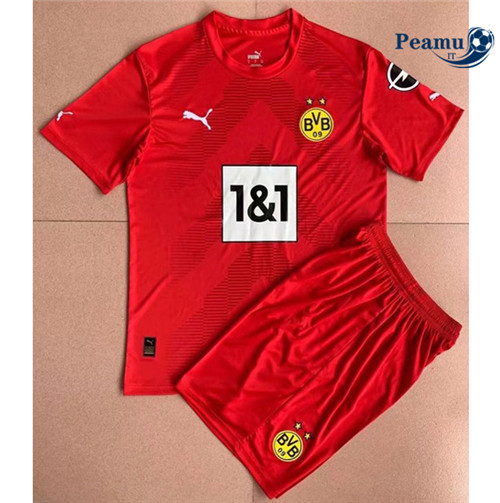 Maglia Calcio Borussia Dortmund Bambino Portiere Rosso 2022-2023 P228171