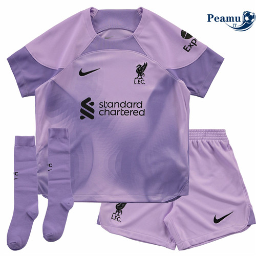 Maglia Calcio Liverpool Bambino Violet 2022-2023 P228182