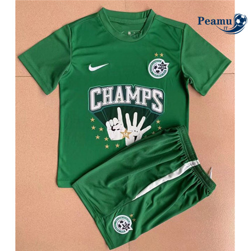 Maglia Calcio Maccabi Haifa Bambino champion edition Vert 2022-2023 P228145