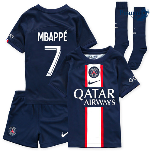 Maglia Calcio PSG Bambinos Prima Mbappé 7 2022-2023 P228199