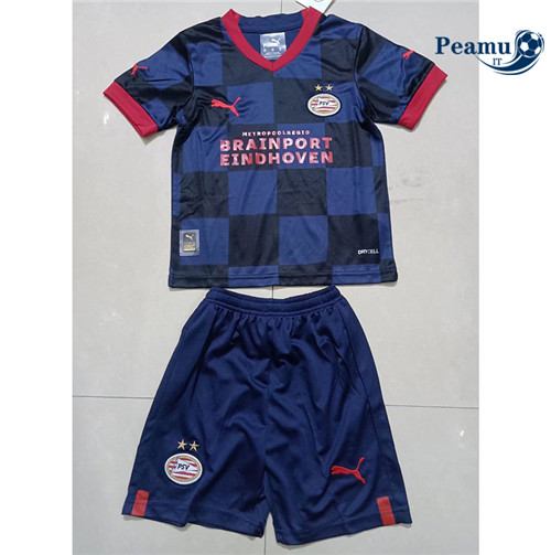 Maglia Calcio PSV Eindhoven Bambino Blu 2022-2023 P228149