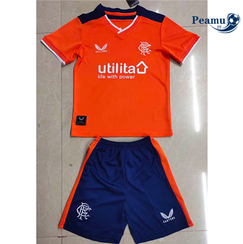 Maglia Calcio Rangers FC Bambino Seconda 2022-2023 P228151