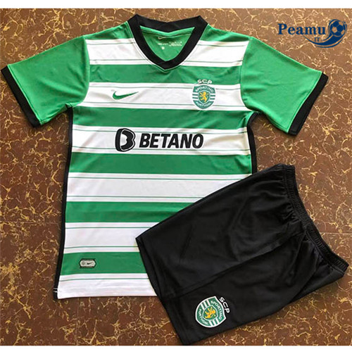 Maglia Calcio Sporting Lisbon Bambino Prima 2022-2023 P228155