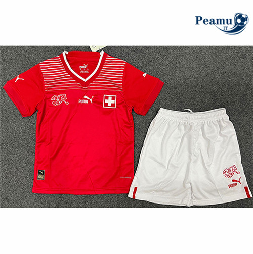 Maglia Calcio Svizzera Bambino Prima 2022-2023 P228233