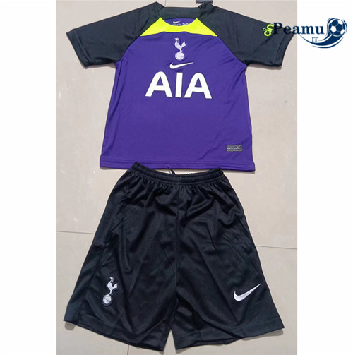 Maglia Calcio Tottenham Hotspur Bambino Seconda 2022-2023 P228211