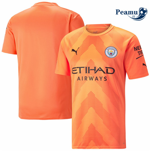 Maglia Calcio Manchester City Portiere Arancia 2022-2023 P228533
