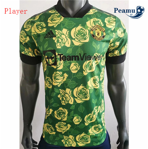Maglia Calcio Player Manchester United Rosa 2022-2023 P228541