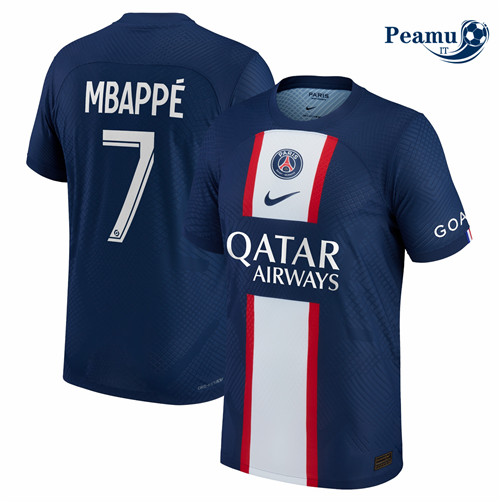 Maglia Calcio PSG Prima Mbappé 7 2022-2023 P228501