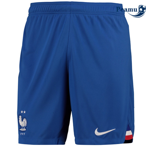 Maglia Calcio Pantaloncini Francia Short Seconda Blu 2022-2023 P228284