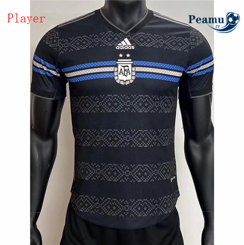 Maglia Calcio Player Argentina Nero 2022-2023 P228575