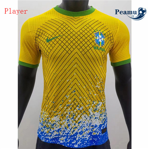 Maglia Calcio Player Brasile training Giallo 2022-2023 P228589