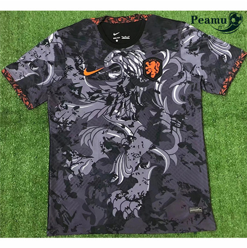 Maglia Calcio Paesi Bassi training Nero 2022-2023 P228617