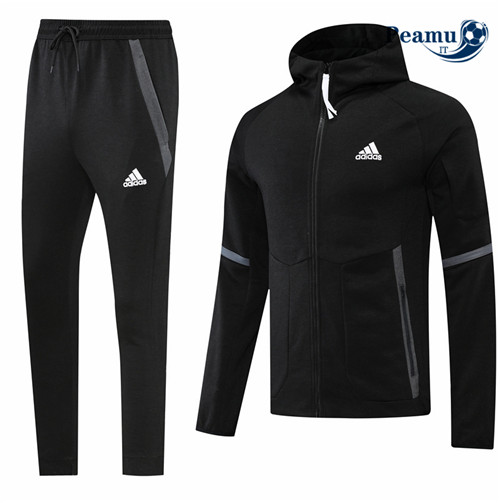 Tuta Calcio - Felpa con cappuccio Adidas Nero 2022-2023 P228641