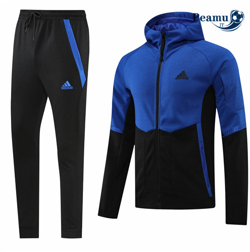 Tuta Calcio - Felpa con cappuccio Adidas Blu 2022-2023 P228642