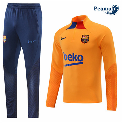 Tuta Calcio Barcellona Arancia 2022-2023 P228685