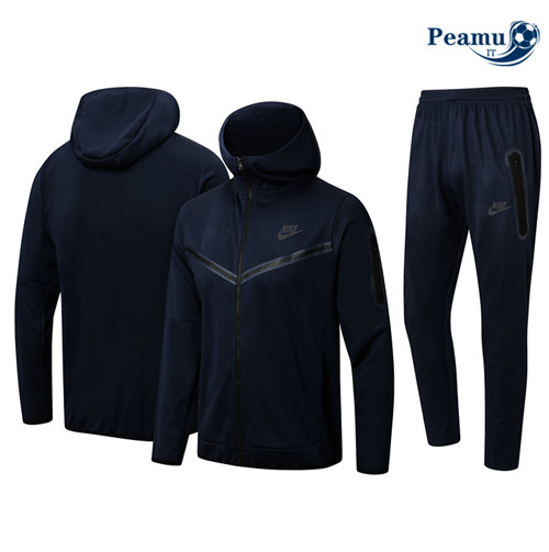 Tuta Calcio - Felpa con cappuccio Nike Nero 2022-2023 P228657