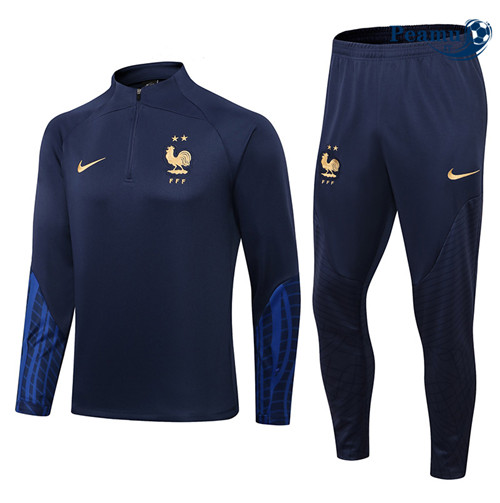 Tuta Calcio Bambino Francia Nero 2022-2023 P228713