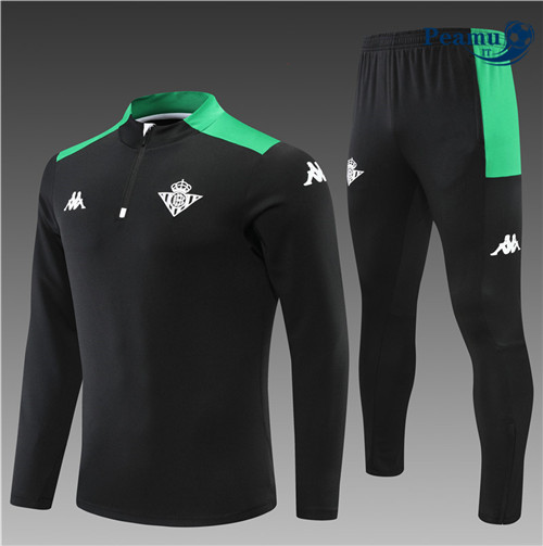 Tuta Calcio Bambino Real Betis Nero 2022-2023 P228717