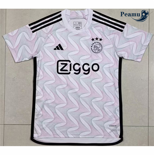 Maglia Calcio Ajax Segunda Blanco 2023