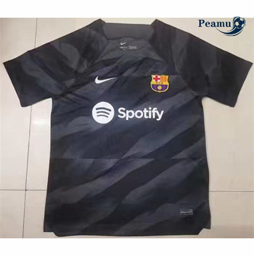 Maglia Calcio Barcellona 2023 Negro