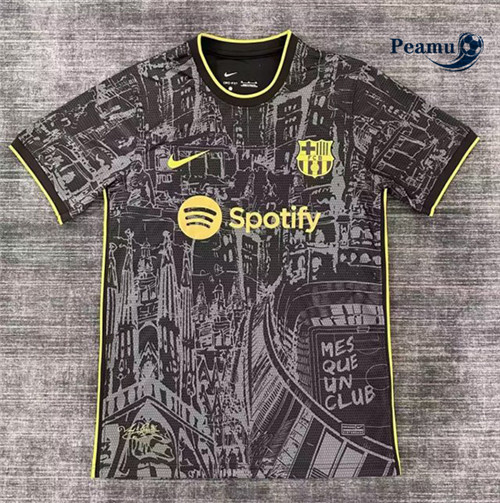 Maglia Calcio Barcellona Negro 2023