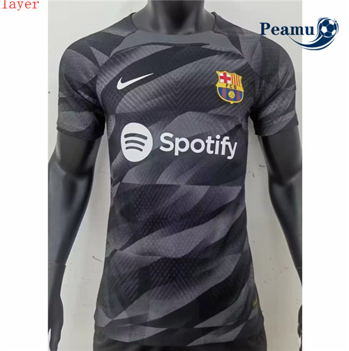 Maglia Calcio Player Barcellona Negro 2023