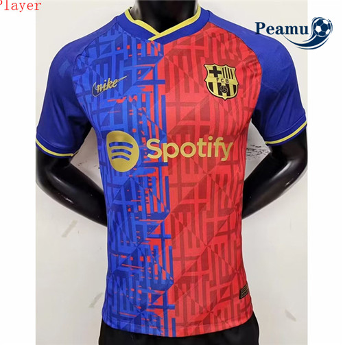 Maglia Calcio Player Barcellona Rojo/Azul 2023