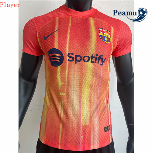 Maglia Calcio Player Barcelona Rojo 2023