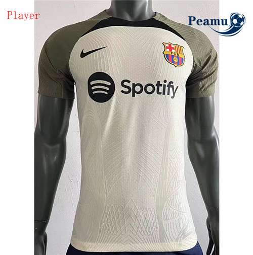 Maglia Calcio Player Barcelona Training Blanco 2023