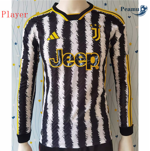 Maglia Calcio Player Juventus Prima Manga Larga 2023