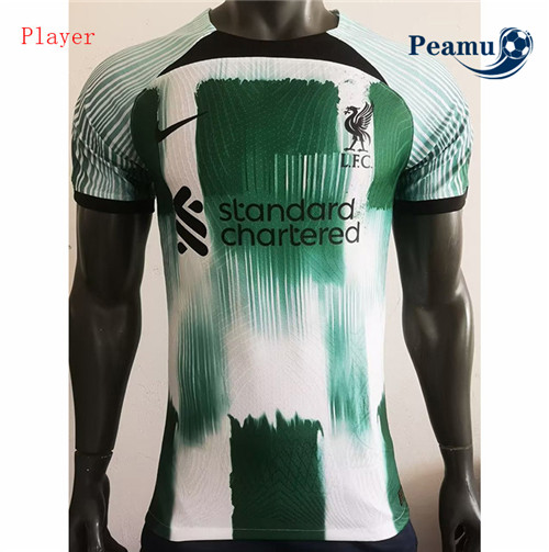 Maglia Calcio Player Liverpool Especial Verde/Blanco 2023