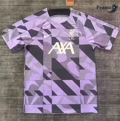 Maglia Calcio Liverpoolpre-match Training Púrpura 2023