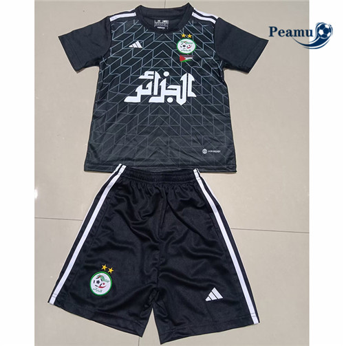 Maglia Calcio Argelia Bambino Negro 2023