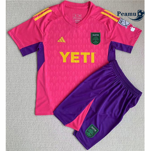 Maglia Calcio Austin Bambino Portero Rosa 2023