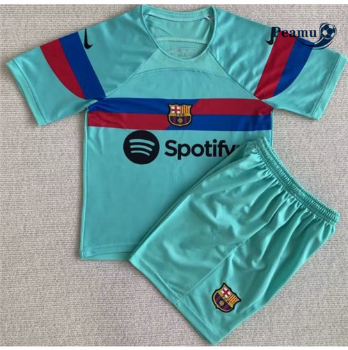 Maglia Calcio Barcellona Bambino Azul 2023