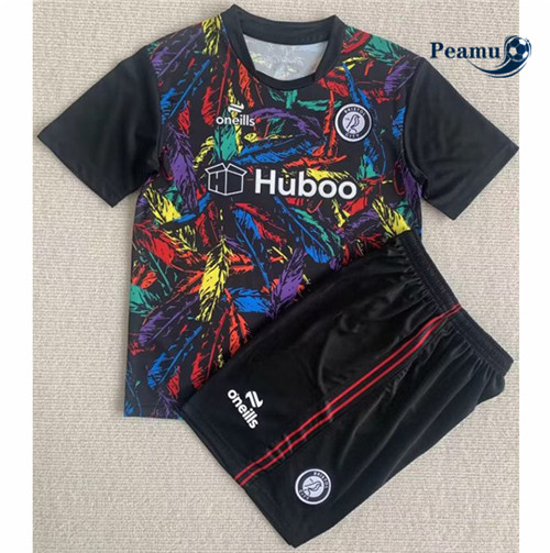 Maglia Calcio Bristol City Bambino Negro 2023