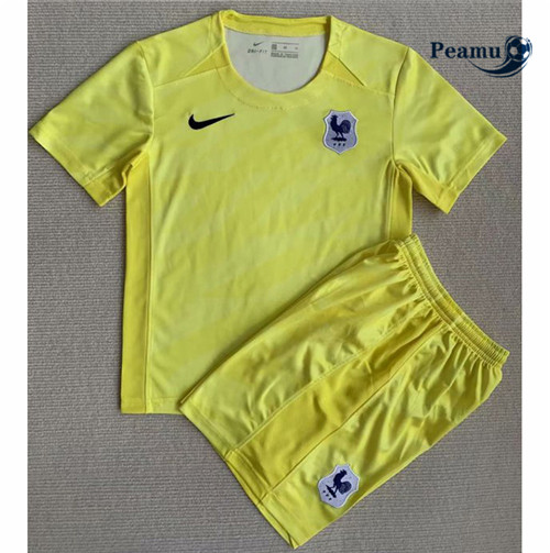 Maglia Calcio Francia Bambino Portero Amarillo 2023