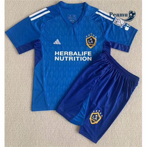 Maglia Calcio Los Angeles Galaxy Bambino Portero Azul 2023