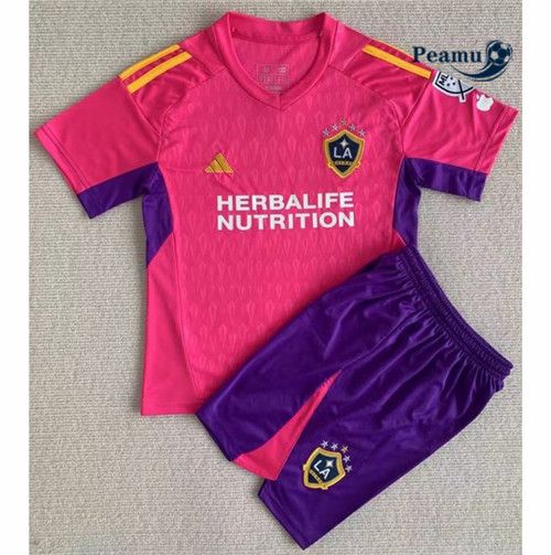 Maglia Calcio Los Angeles Galaxy Bambino Portero Rosa 2023