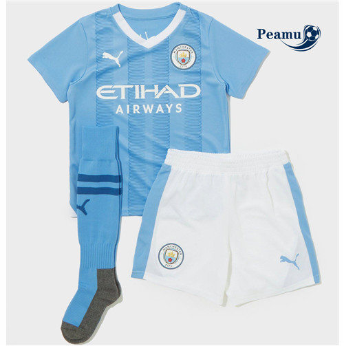 Maglia Calcio Manchester City Bambino Prima 2023