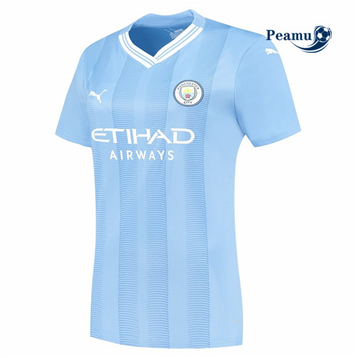 Maglia Calcio Manchester City Donna Domicile 2023