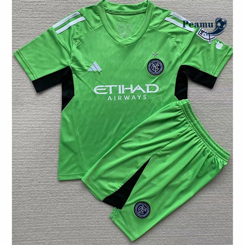 Maglia Calcio New York City Bambino Portero Verde 2023