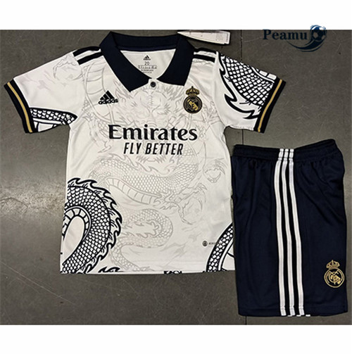 Maglia Calcio Real Madrid Bambino Dragon Blanco 2023