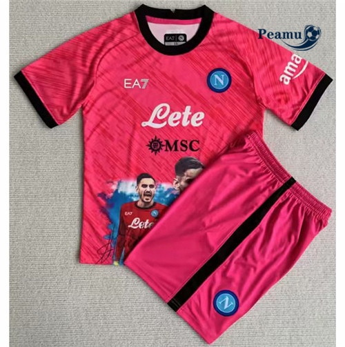 Maglia Calcio SSC Napoli Bambino Rojo 2023