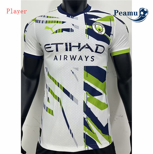 Maglia Calcio Player Manchester City Classic Blanco 2023