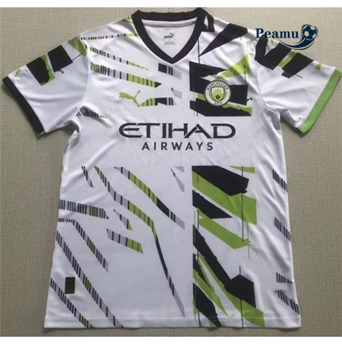 Maglia Calcio Manchester CityTraining Blanco 2023