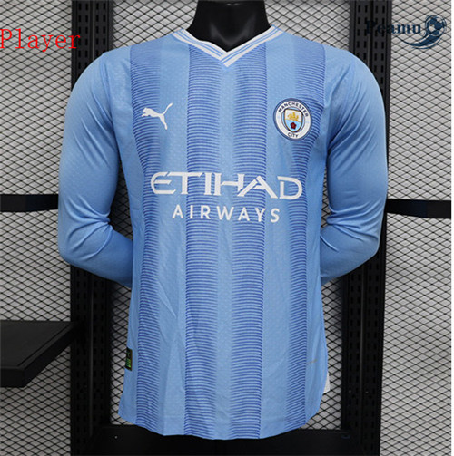 Maglia Calcio Player Manchester City Prima Manga Larga 2023