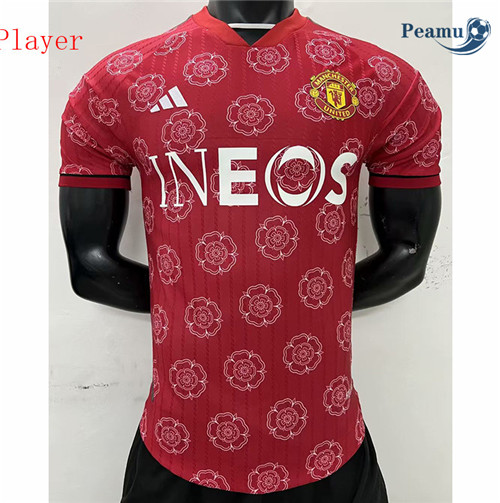Maglia Calcio Player Manchester United Training Rojo 2023