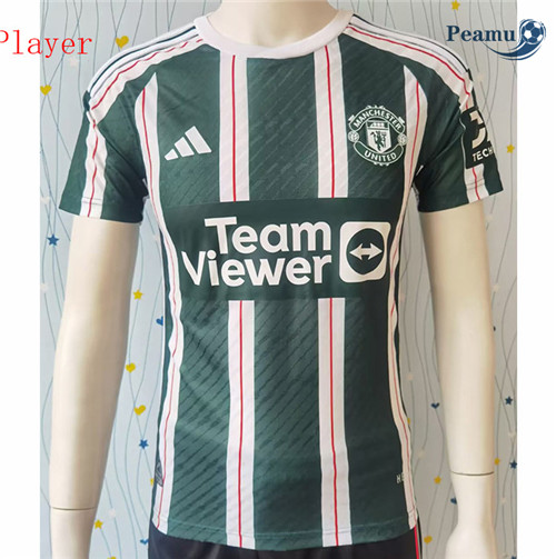 Maglia Calcio Player Manchester United Blanco/Verde 2023