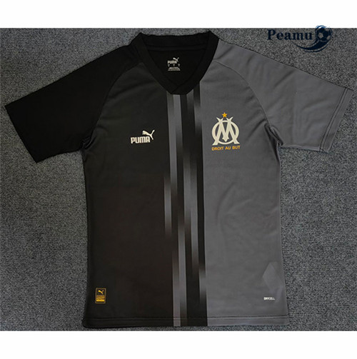 Maglia Calcio MarsellaTraining Negro /Gris 2023
